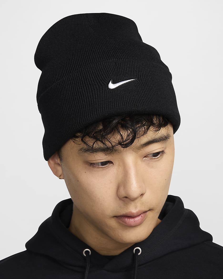 nike swoosh beanie hat